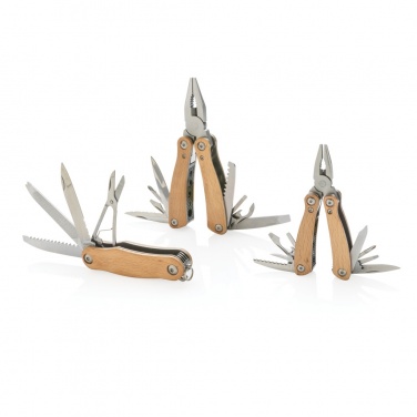 Logotrade Logogeschenke das Foto: Holz Mini-Multitool