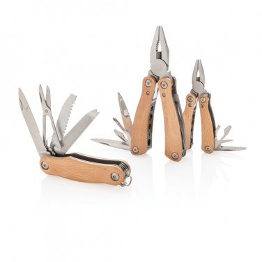 Logotrade Logogeschenke das Foto: Holz Mini-Multitool