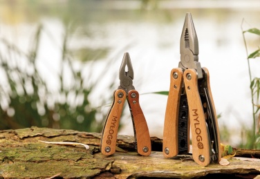 Logotrade Logogeschenke das Foto: Holz Mini-Multitool