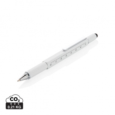 Logotrade Logogeschenke das Foto: 5-in-1 Aluminium Tool-Stift