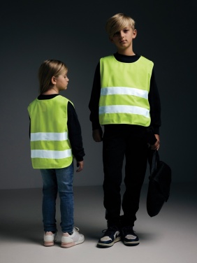 Logotrade werbemittel das Foto: Sicherheitsweste aus GRS recyceltem PET 7-12 Jahre