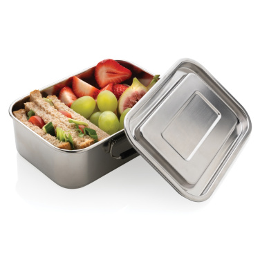 Logotrade Geschäftsgeschenke das Foto: Auslaufsichere Lunchbox aus RCS recyceltem Stainless Steel