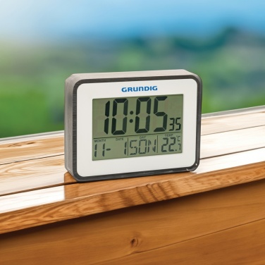 Logotrade Logogeschenke das Foto: Grundig Thermometer, Wecker und Kalender