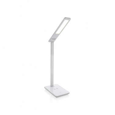 Logotrade Werbeartikel das Foto: 5W Wireless Charging Schreibtischlampe