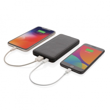 Logotrade werbemittel das Foto: Tusca 10.000 mAh PU Powerbank