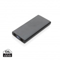 18W PD Powerbank mit 10.000 mAh aus Aluminium, Schwarz