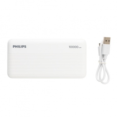 Logotrade werbemittel das Foto: Philips 10.000 mAh Slim Powerbank