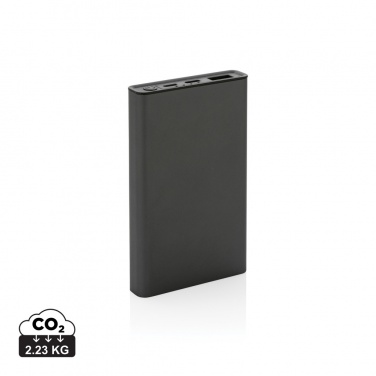 Logotrade Firmengeschenke das Foto: Terra 5.000 mAhPowerbank aus RCS recyceltem Aluminium