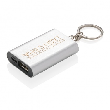 Logotrade Firmengeschenke das Foto: 1.000 mAh Schlüsselanhänger Powerbank