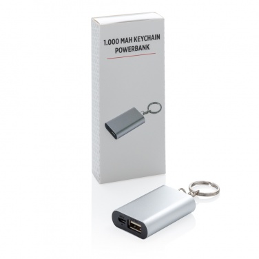 Logotrade Logogeschenke das Foto: 1.000 mAh Schlüsselanhänger Powerbank