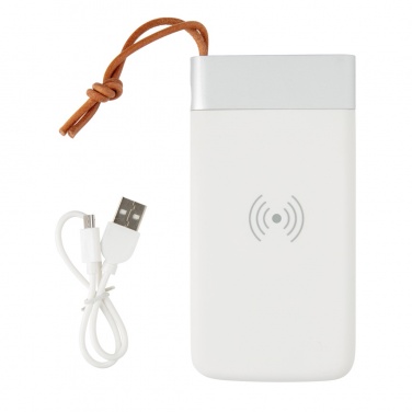 Logotrade Werbegeschenke das Foto: Aria 8.000 mAh 5W Wireless Charging Powerbank