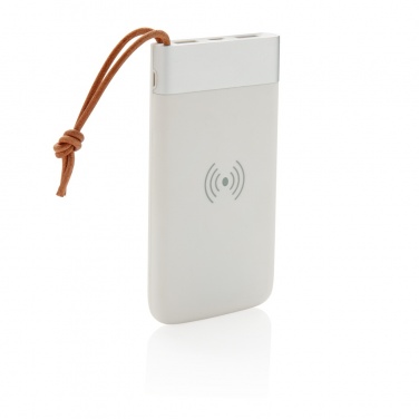 Logotrade Firmengeschenke das Foto: Aria 8.000 mAh 5W Wireless Charging Powerbank