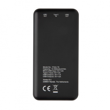 Logotrade Firmengeschenke das Foto: High Density 10.000 mAh Pocket Powerbank