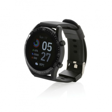 Logotrade Firmengeschenke das Foto: Runde Fit Watch aus RCS recyceltem TPU