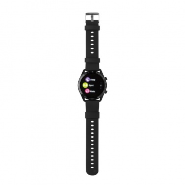 Logotrade Werbegeschenke das Foto: Runde Fit Watch aus RCS recyceltem TPU