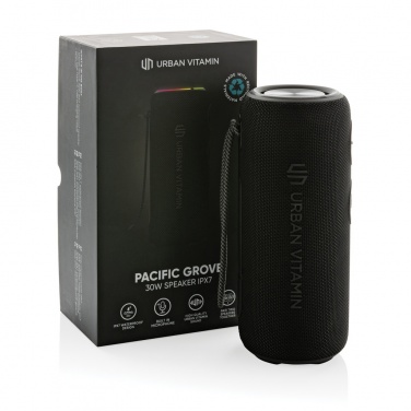 Logotrade Werbeartikel das Foto: Urban Vitamin Pacific Grove 30W IPX7 Speaker aus RCS Plastik