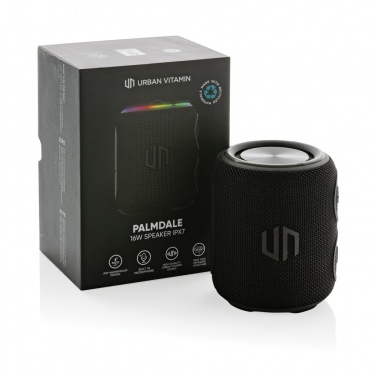 Logotrade Werbeartikel das Foto: Urban Vitamin Palmdale 16W IPX 7 Speaker aus RCS rPlastik