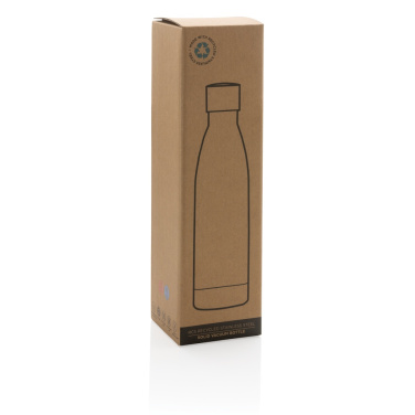 Logotrade Logogeschenke das Foto: RCS recycelte Stainless Steel Solid Vakuum-Flasche