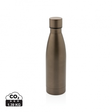 Logotrade Firmengeschenke das Foto: RCS recycelte Stainless Steel Solid Vakuum-Flasche