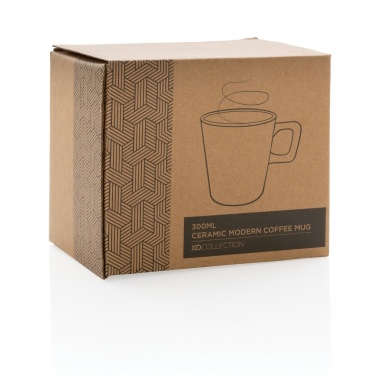 Logotrade Werbeartikel das Foto: Moderne Keramik Kaffeetasse, 300ml