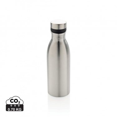 Logotrade Firmengeschenke das Foto: Deluxe Wasserflasche aus RCS recyceltem Stainless-Steel