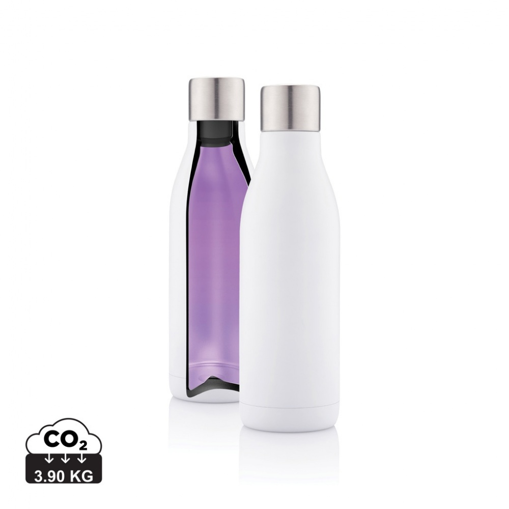 Logotrade Firmengeschenke das Foto: Vakuum Stainless Steel Flasche mit UV-C Sterilisator