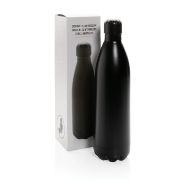 Logotrade Werbeartikel das Foto: Solid Color Vakuum Stainless-Steel Flasche 1L