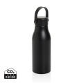 Pluto Flasche aus RCS-zertifiziert recyceltem Alu 680ml, Schwarz