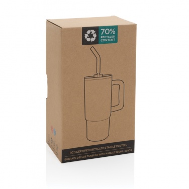 Logotrade Geschäftsgeschenke das Foto: Embrace Deluxe Becher aus RCS recyceltem Edelstahl 900ml