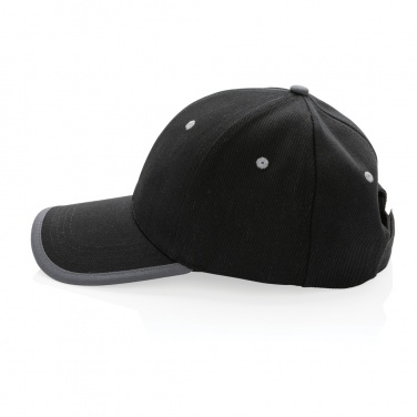 Logotrade Logogeschenke das Foto: Impact AWARE™ 280gr Brushed rCotton 6 Panel Kontrast-Cap