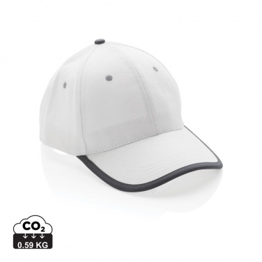 Logotrade Werbegeschenke das Foto: Impact AWARE™ 280gr Brushed rCotton 6 Panel Kontrast-Cap