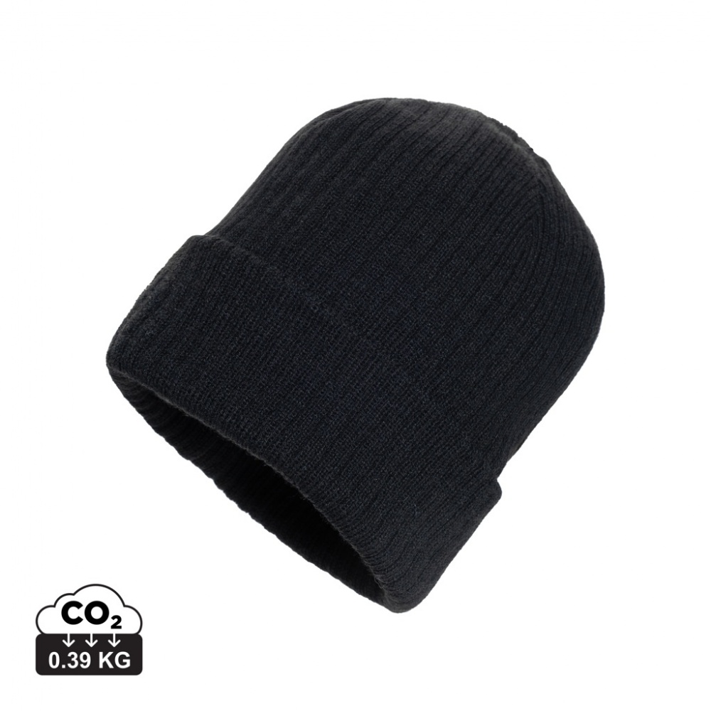 Logotrade Geschäftsgeschenke das Foto: Pryor AWARE™ Polylana® Beanie mit Bündchen