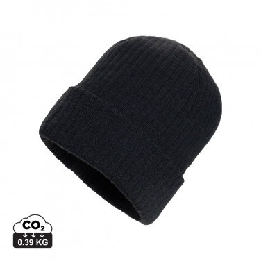 Logotrade Werbeartikel das Foto: Pryor AWARE™ Polylana® Beanie mit Bündchen