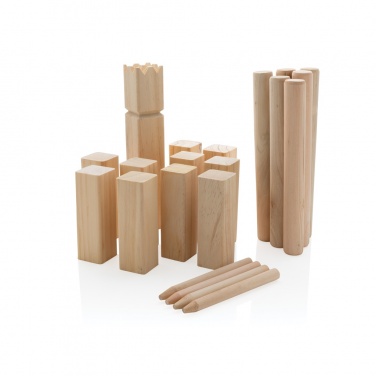 Logotrade Geschäftsgeschenke das Foto: Kubb Outdoor Wurfspiel aus Holz