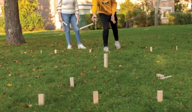 Logotrade Werbegeschenke das Foto: Kubb Outdoor Wurfspiel aus Holz