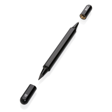 Logotrade Firmengeschenke das Foto: Swiss Peak Storm Dual-Tip-Pen aus RCS recyceltem Aluminum