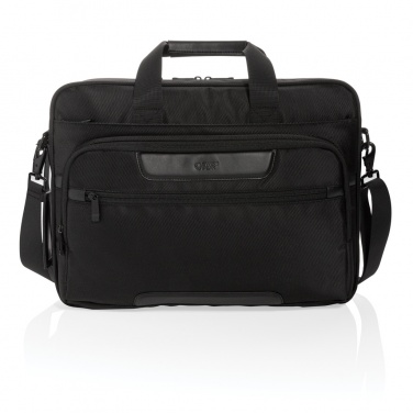 Logotrade Werbegeschenke das Foto: Swiss Peak RPET Voyager RFID 15.6" Laptoptasche