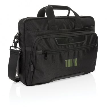 Logotrade Werbeartikel das Foto: Swiss Peak RPET Voyager RFID 15.6" Laptoptasche