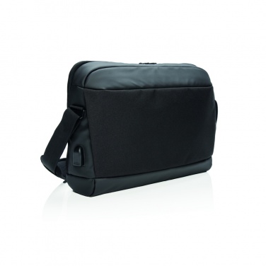 Logotrade werbemittel das Foto: Madrid RFID USB 15.6" Laptoptasche, PVC-frei