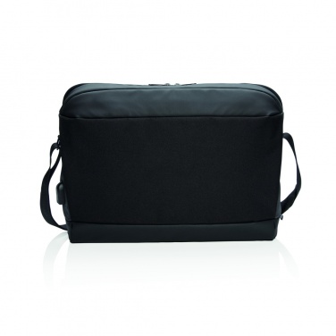 Logotrade Werbeartikel das Foto: Madrid RFID USB 15.6" Laptoptasche, PVC-frei