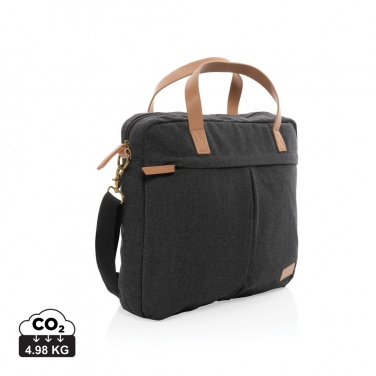 Logotrade Geschäftsgeschenke das Foto: Impact AWARE™ 16 oz. rCanvas Laptop-Tasche