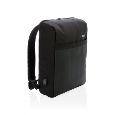 Logotrade Firmengeschenke das Foto: Swiss Peak 15" Anti-Diebstahl RFID & USB Rucksack