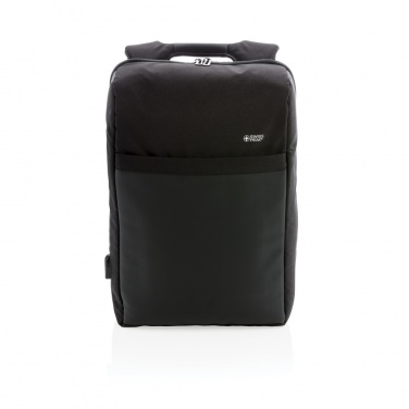 Logotrade Werbeartikel das Foto: Swiss Peak 15" Anti-Diebstahl RFID & USB Rucksack