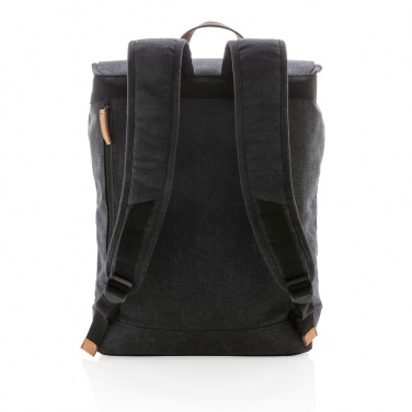 Logotrade Werbegeschenke das Foto: Canvas Laptop-Rucksack, PVC-frei