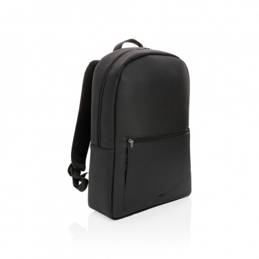 Logotrade Logogeschenke das Foto: Swiss Peak Deluxe PU Laptop-Rucksack, PVC-frei