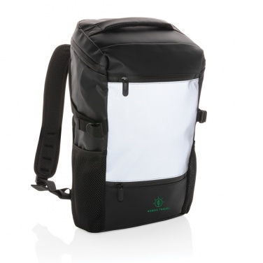 Logotrade Werbeartikel das Foto: PU-Easy-Access High-Visibility 15.6" Laptop-Rucksack