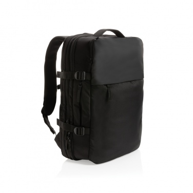 Logotrade Firmengeschenke das Foto: Swiss Peak AWARE™ RPET 15.6" erweiterbarer Wochenendrucksack