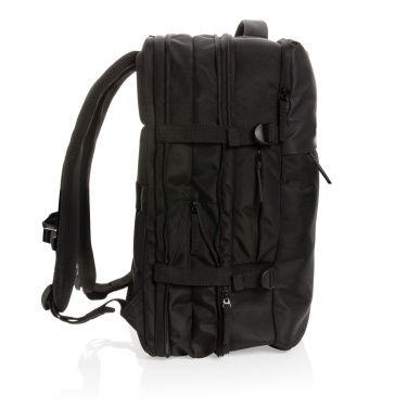 Logotrade Firmengeschenke das Foto: Swiss Peak AWARE™ RPET 15.6" erweiterbarer Wochenendrucksack