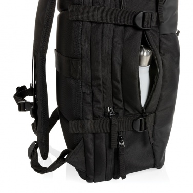 Logotrade Geschäftsgeschenke das Foto: Swiss Peak AWARE™ RPET 15.6" erweiterbarer Wochenendrucksack