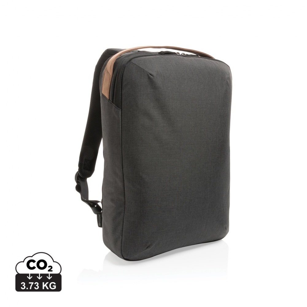 Logotrade Firmengeschenke das Foto: Impact AWARE™ 300D Two-Tone Deluxe 15.6" Laptop-Rucksack